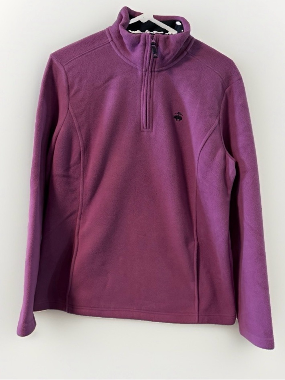 Women’s Half-Zip Fleece Pullover - Purple brooks brothers
